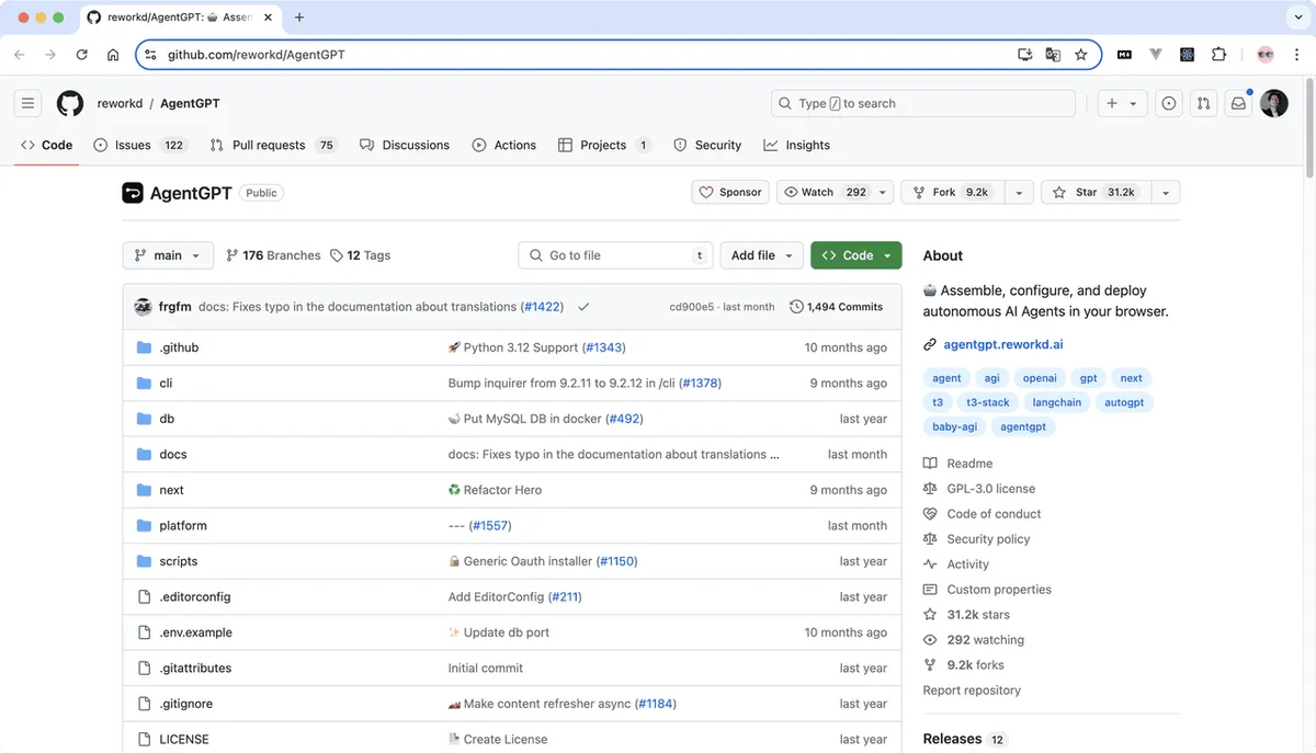 GitHub 上 10 大热门开源 AI Agent 项目综述
