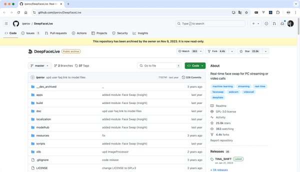 5 个热门好用的 Github 开源 AI 换脸项目&工具推荐