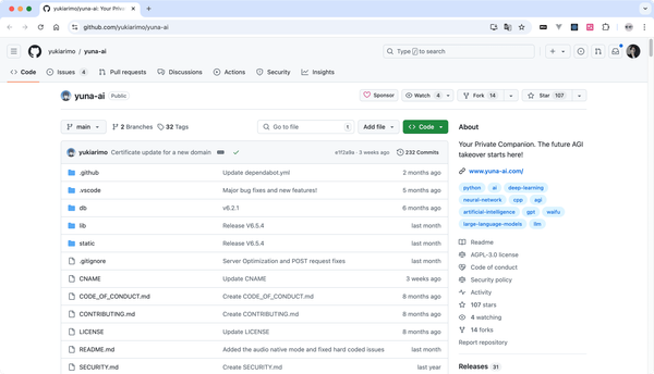 好用的 GitHub 开源 AI 虚拟女友项目