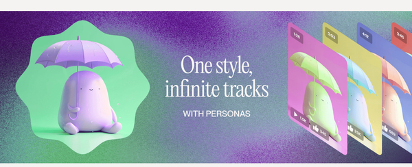 Suno 新品 Personas:用 AI 帮你复制任意歌曲的"神韵"