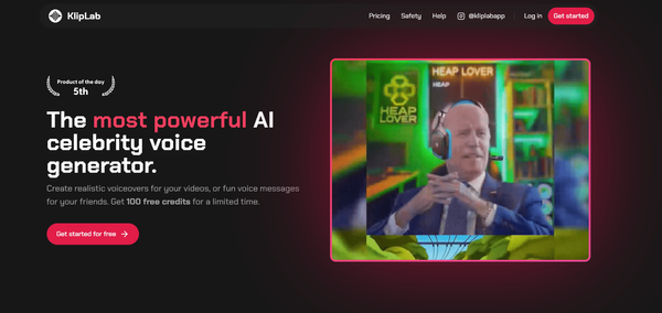 KlipLab 介绍:AI 名人声音生成与口型同步工具