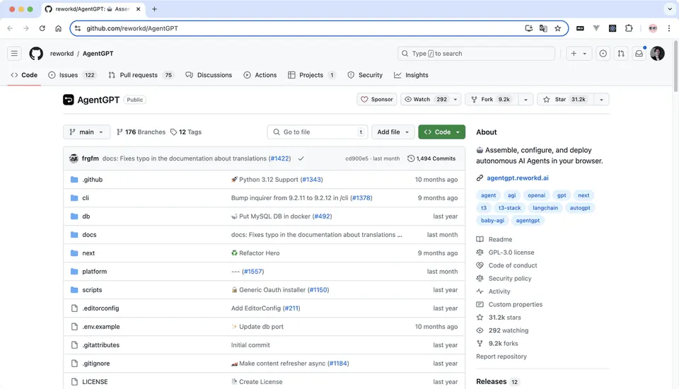 GitHub 上 10 大热门开源 AI Agent 项目综述